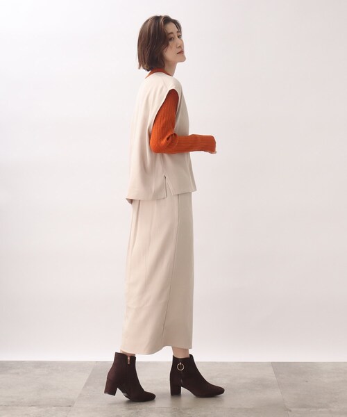 louren ベスト、タイトスカートセットアップ grove（グローブ）の「◇旬なSETUPご提案！ベスト×タイト