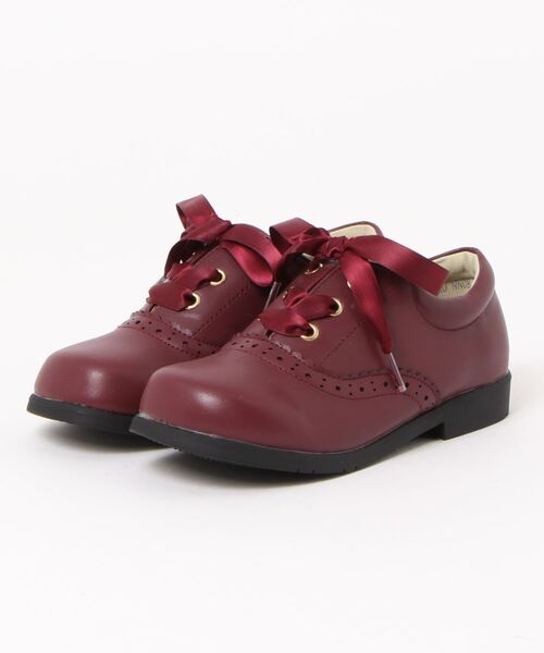 axes femme(アクシーズファム)の「レースアップドレスシューズ(ドレスシューズ・キッズ・キナリ/ワイン・LARGE/MEDIUM/X-LARGE)」の2枚目の写真