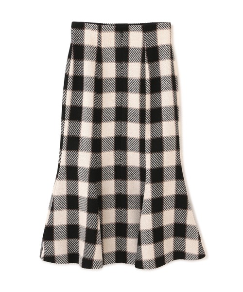 PROPORTION BODY DRESSING（プロポーションボディドレッシング）の「【美人百花11月号タイアップ 休井美郷さん着用商品】ギンガムツイードマーメイド / 1212220006（スカート・レディース・ダークグレー/ブラック/パープル・SMALL/MEDIUM）」の13枚目の写真