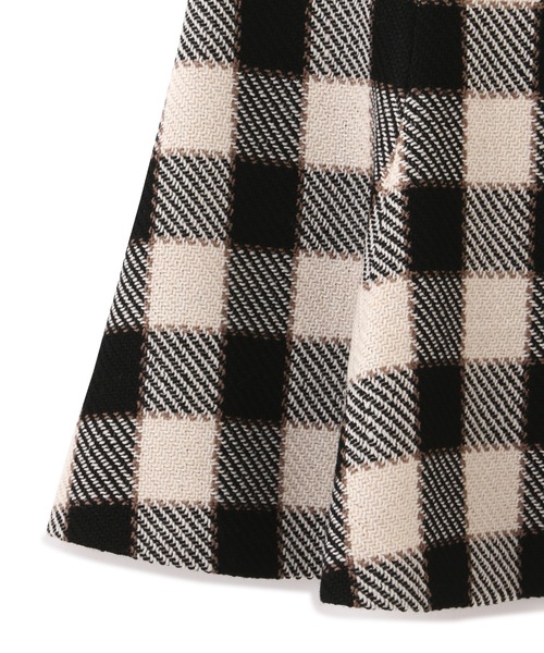 PROPORTION BODY DRESSING（プロポーションボディドレッシング）の「【美人百花11月号タイアップ 休井美郷さん着用商品】ギンガムツイードマーメイド / 1212220006（スカート・レディース・ダークグレー/ブラック/パープル・SMALL/MEDIUM）」の16枚目の写真