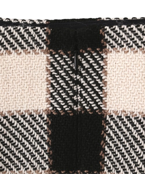 PROPORTION BODY DRESSING（プロポーションボディドレッシング）の「【美人百花11月号タイアップ 休井美郷さん着用商品】ギンガムツイードマーメイド / 1212220006（スカート・レディース・ダークグレー/ブラック/パープル・SMALL/MEDIUM）」の17枚目の写真