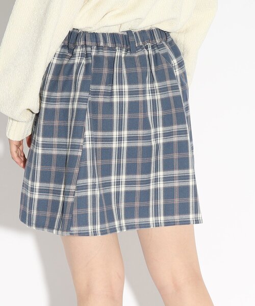 PINK-latte(ピンクラテ)の「◆【ウエスト調整可】着心地バツグン!チェックプリーツスカート(スカート・キッズ・グレー系1/ダークブラウン系1/ブルー系1/ベージュ系1/ブラック/ベージュ/ベージュ系その他2・14/15 /16)」の22枚目の写真