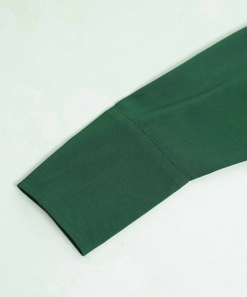 AMELY(エミリー)の「プリーツカラーワンピース(ワンピース・レディース・テラコッタ/グリーン/ベージュ/ブラック/ベージュ系その他/ライトグレー/ピンク/ネイビー・M/L)」の10枚目の写真