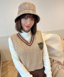 EIMY GOLF チルデンニットベスト eimy istoire エイミー EIMY GOLF（エイミーゴルフ）の「チルデンニットベスト（ベスト）」 - WEAR