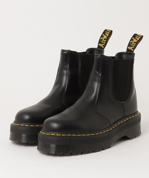 X-girl（エックスガール）の「Dr.Martens 2976 QUAD 24687001（ブーツ・レディース・ホワイト/ブラック・25cm）」の2枚目の写真