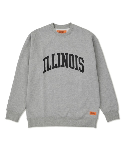 UNIVERSAL OVERALL(ユニバーサルオーバーオール)の「スウェットシャツ【SWEAT SHIRT_ILLINOIS】(スウェット・メンズ・ホワイト/モスグリーン/ヘザーグレー/ダークネイビー・XL/M/L)」の12枚目の写真