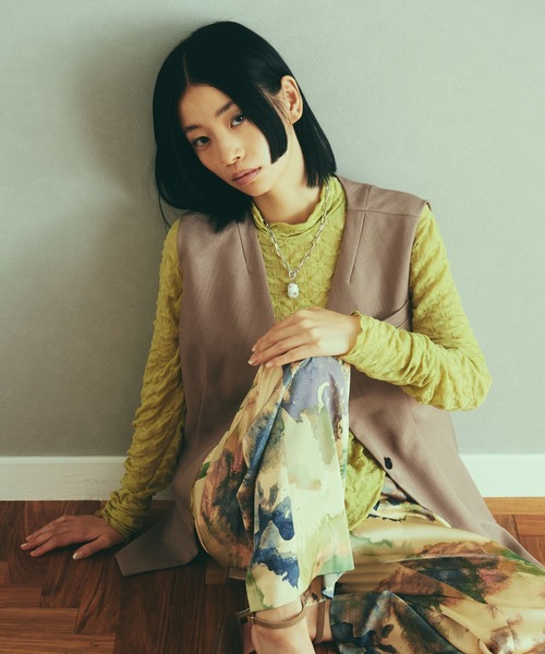 LAYMEE（レイミー）の「Richter pants / リヒターパンツ（その他パンツ・レディース・ネイビー/グリーン・FREE）」の11枚目の写真