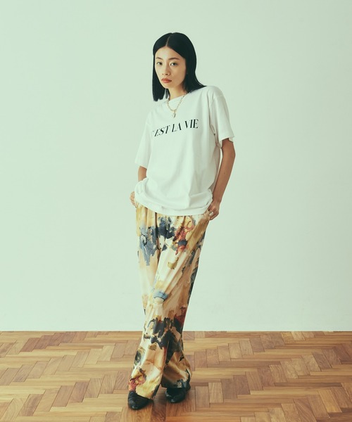 LAYMEE（レイミー）の「Richter pants / リヒターパンツ（その他パンツ・レディース・ネイビー/グリーン・FREE）」の19枚目の写真