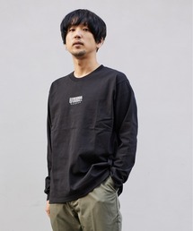 UNIVERSAL OVERALL | ユニバーサルオーバーオールロゴ ロンT【CENTER LOGO L/S】(Tシャツ/カットソー)