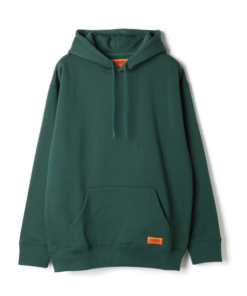 UNIVERSAL OVERALL(ユニバーサルオーバーオール)の「スウェット フーディー / パーカー 【SWEAT HOODIE】(パーカー・メンズ・マルーン/レンガ/ダークネイビー/ブラック/ダークグリーン/ホワイト/ブラウン系その他/ヘザーグレー・M/L/S/XL)」の5枚目の写真
