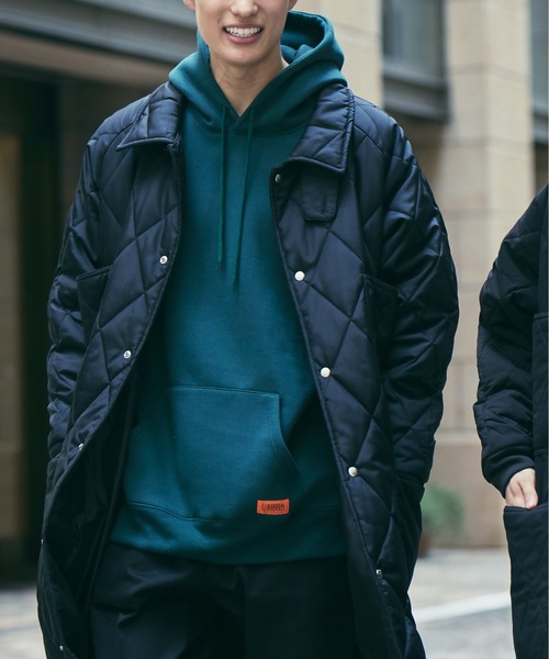 UNIVERSAL OVERALL(ユニバーサルオーバーオール)の「スウェット フーディー / パーカー 【SWEAT HOODIE】(パーカー・メンズ・マルーン/レンガ/ダークネイビー/ブラック/ダークグリーン/ホワイト/ブラウン系その他/ヘザーグレー・M/L/S/XL)」の10枚目の写真