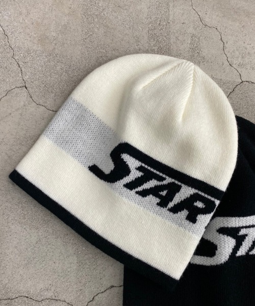 STARTER（スターター）の「∴WEGO/別注STARTER ACRYLIC BEANIE（ニットキャップ/ビーニー・メンズ・ブラック/ホワイト・FREE）」の14枚目の写真