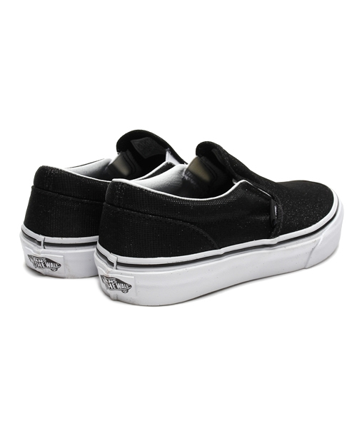 VANS(バンズ)の「【VANS】ヴァンズラメスリッポン(スニーカー・キッズ・ブラック・10/8/6/7/9)」の5枚目の写真
