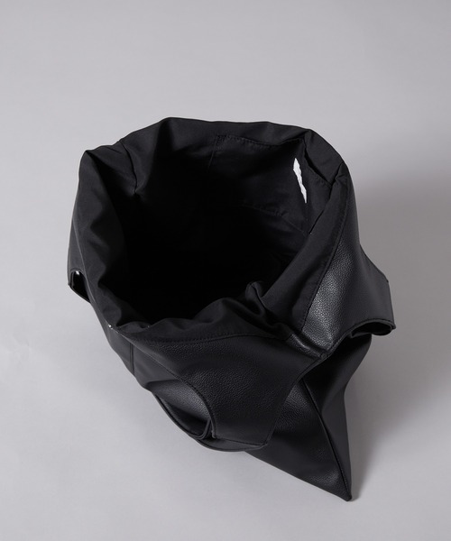 JUNRED(ジュンレッド)の「ショッパーバッグ(トートバッグ・メンズ・ブラック/ブラック系その他2・FREE)」の5枚目の写真