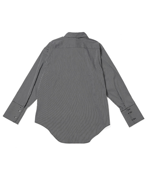 M TO R（ムウトアール）の「［BLOUSE］LONG CUFFS SHIRT（シャツ/ブラウス・レディース・ホワイト/ブラック系その他/ブルー系その他4・38/40）」の8枚目の写真