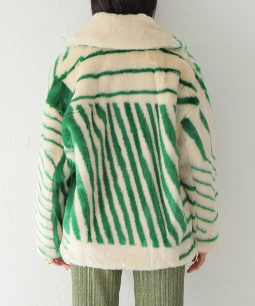 jakke（ジャッキー）の「【JAKKE/ジャッキー】RITA GREEN STRIPE
