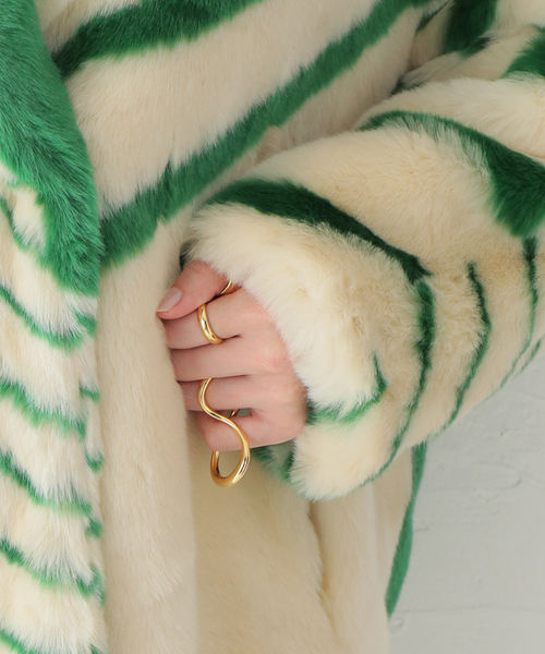 jakke（ジャッキー）の「【JAKKE/ジャッキー】RITA GREEN STRIPE