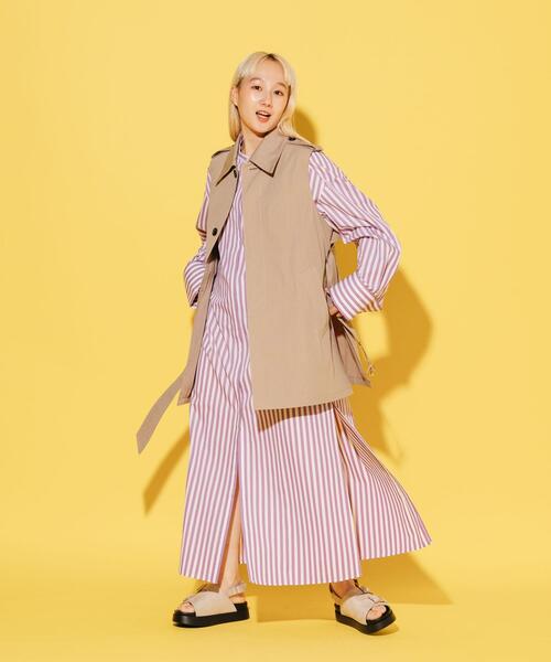 CITEN(シテン)の「<CITEN>ダブル ビッグバックル サンダル(サンダル・レディース・コバルトブルー/ライトグレー/ブラック・S/M/L)」の20枚目の写真