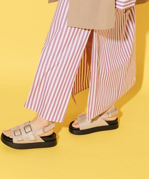 CITEN(シテン)の「<CITEN>ダブル ビッグバックル サンダル(サンダル・レディース・コバルトブルー/ライトグレー/ブラック・S/M/L)」の22枚目の写真