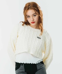 X-girl | LAYERED 2PCS TOPS(ニット/セーター)