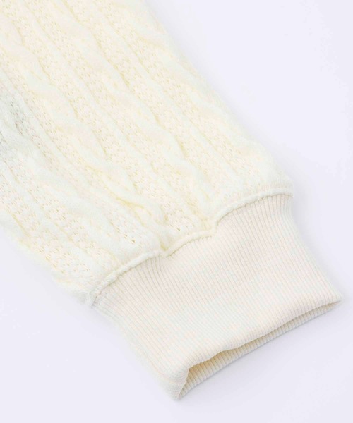 X-girl（エックスガール）の「LAYERED 2PCS TOPS（ニット/セーター・レディース・ブラック/ネイビー/オフホワイト・M/S）」の12枚目の写真