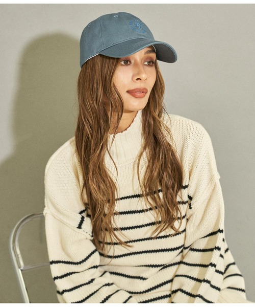 ANAP(アナップ)の「サークル刺繍キャップ(キャップ・レディース・ブラック/ブルー/ベージュ・FREE)」の8枚目の写真