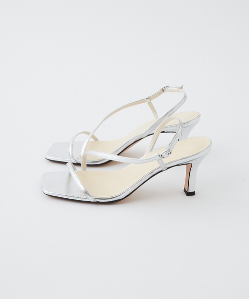 GALLARDAGALANTE（ガリャルダガランテ）の「【2.718】カーブストラップサンダル（サンダル・レディース・ブルー/シルバー・38/36/37）」の5枚目の写真