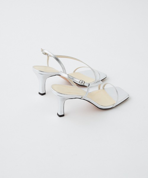 GALLARDAGALANTE（ガリャルダガランテ）の「【2.718】カーブストラップサンダル（サンダル・レディース・ブルー/シルバー・38/36/37）」の6枚目の写真