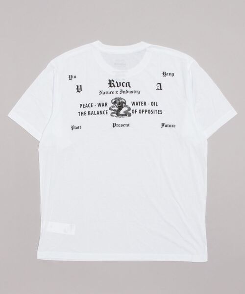 RVCA(ルーカ)の「RVCA SPORT メンズ VENOM SS Tシャツ【2022年冬モデル】/ルーカ半袖Tシャツ(Tシャツ/カットソー・メンズ・ホワイト・SMALL/MEDIUM/LARGE/X-LARGE)」の2枚目の写真
