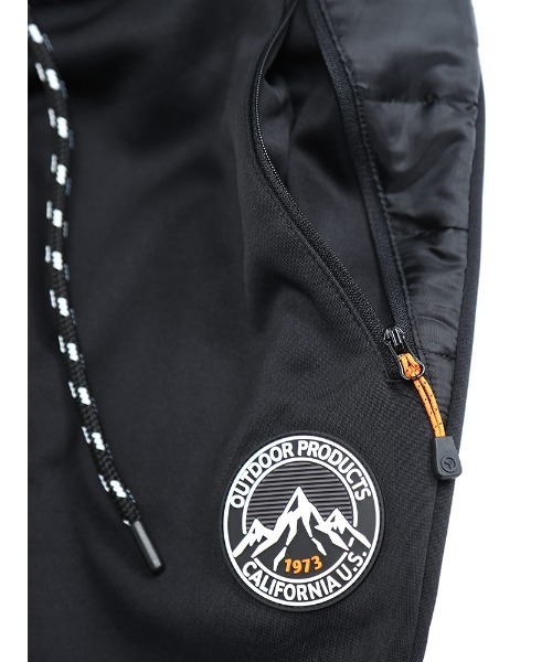 OUTDOOR PRODUCTS(アウトドアプロダクツ)の「裏フリース ボトムス(スウェットパンツ・メンズ・グレー/ブラック・M/L/LL)」の5枚目の写真