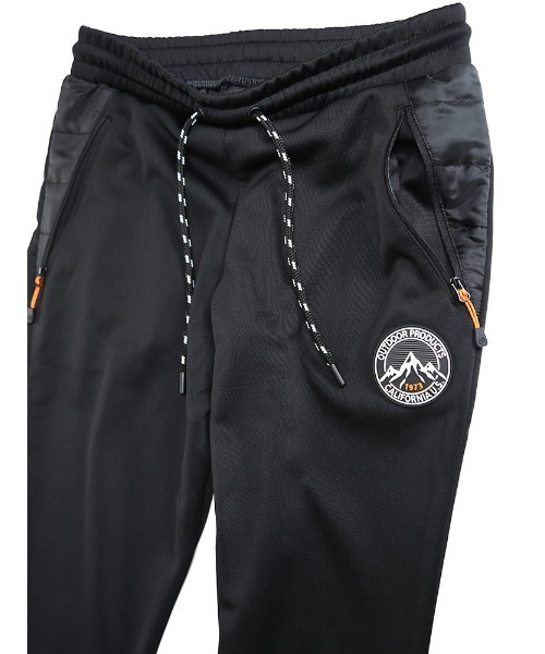 OUTDOOR PRODUCTS(アウトドアプロダクツ)の「裏フリース ボトムス(スウェットパンツ・メンズ・グレー/ブラック・M/L/LL)」の4枚目の写真