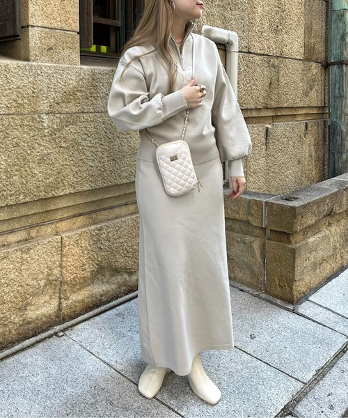 prose verse（プロズヴェール）の「《WEB限定》ハーフジップニット