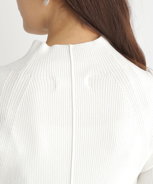 Andemiu（アンデミュウ）の「リブプチハイニット185915（ニット/セーター・レディース・ラベンダー/イエロー/その他1/ブラック/オフホワイト・FREE）」の20枚目の写真