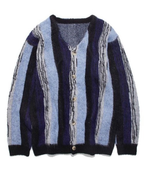 STUDIOUS(ステュディオス)の「【BADWAY/バッドウェイ】BW1015 CARDIGAN(カーディガン/ボレロ・メンズ・ベージュ/ネイビー/ブルー・M/L)」の2枚目の写真