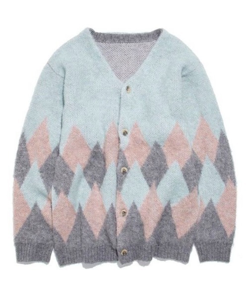 STUDIOUS(ステュディオス)の「【BADWAY/バッドウェイ】BW1015 CARDIGAN(カーディガン/ボレロ・メンズ・ベージュ/ネイビー/ブルー・M/L)」の3枚目の写真