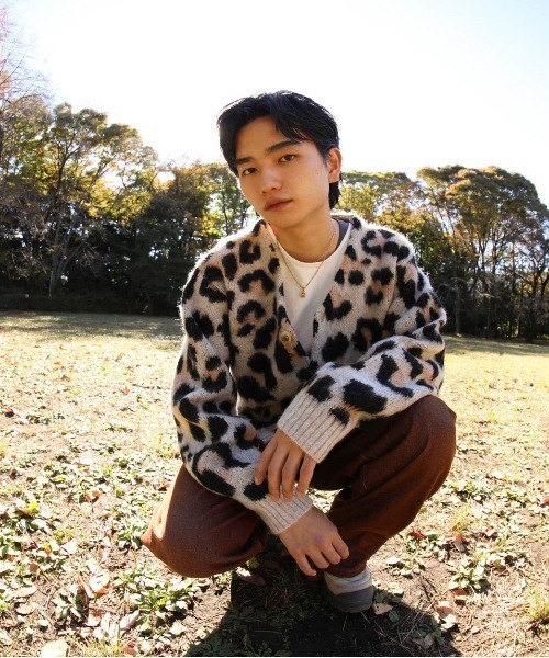 STUDIOUS(ステュディオス)の「【BADWAY/バッドウェイ】BW1015 CARDIGAN(カーディガン/ボレロ・メンズ・ベージュ/ネイビー/ブルー・M/L)」の8枚目の写真