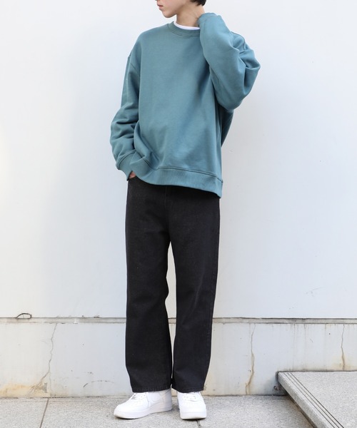 Calvin Klein(カルバン・クライン)の「【Calvin Klein】Calvin Kleinワンポイントロゴクルーネックスウェット 40HM255(スウェット・メンズ・グレー/ブラック/ホワイト/ダークグレー/ベージュ・S/M/L)」の7枚目の写真