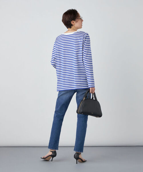 Rie Miller(リエミラー)の「天竺ロンT(Tシャツ/カットソー・レディース・グレー系その他3/ブラック系その他4/ホワイト/ブルー系その他3・38)」の22枚目の写真