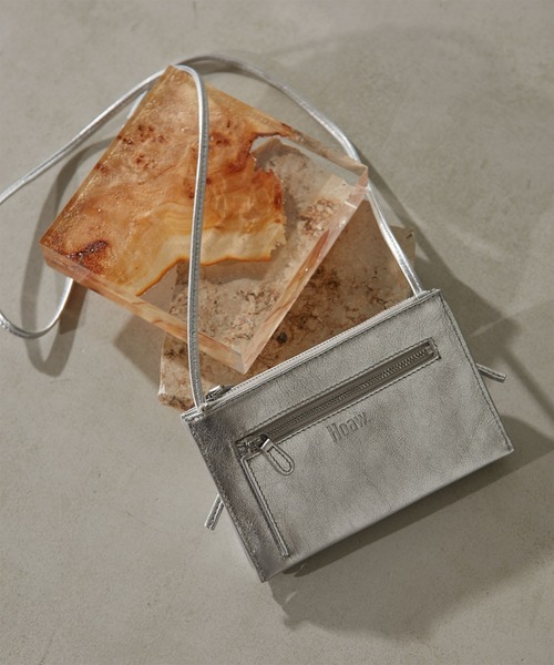 GALLARDAGALANTE（ガリャルダガランテ）の「【Hoaw.】スマホウォレットショルダーバッグ（ショルダーバッグ・レディース・キャメル/ブラック/グレイッシュベージュ/シルバー/ブラック系その他2・FREE）」の5枚目の写真