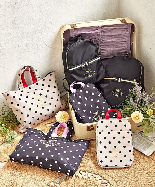 TOCCA BAMBINI（トッカバンビーニ）の「【WEB限定】LOGO LESSON BAG レッスンバッグ（トートバッグ・キッズ・ライラック系/ベージュ系/ブラック系・F）」の6枚目の写真