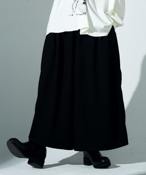 0658（ゼロロクゴーハチ）の「0658/ゼロロクゴーハチ/side snap HAKAMA pants（その他パンツ・レディース・ブラック・F）」の5枚目の写真