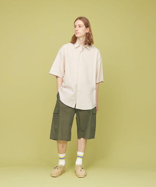 CITEN（シテン）の「＜CITEN＞カーゴショーツ（カーゴパンツ・メンズ・ブラック/オリーブ/ベージュ・M/L）」の3枚目の写真