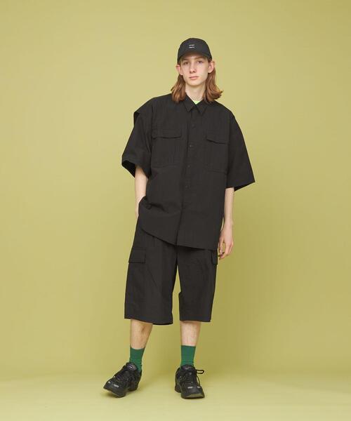 CITEN（シテン）の「＜CITEN＞カーゴショーツ（カーゴパンツ・メンズ・ブラック/オリーブ/ベージュ・M/L）」の4枚目の写真