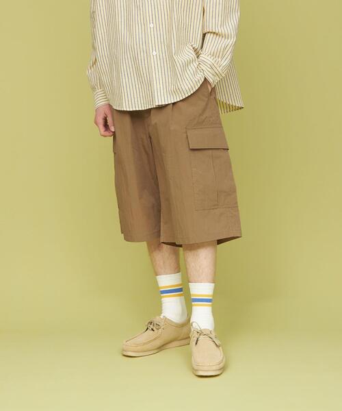 CITEN（シテン）の「＜CITEN＞カーゴショーツ（カーゴパンツ・メンズ・ブラック/オリーブ/ベージュ・M/L）」の9枚目の写真