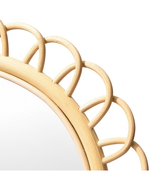 Francfranc(フランフラン)の「ラタンミラー L(ミラー・レディース・マルチ・FREE)」の5枚目の写真