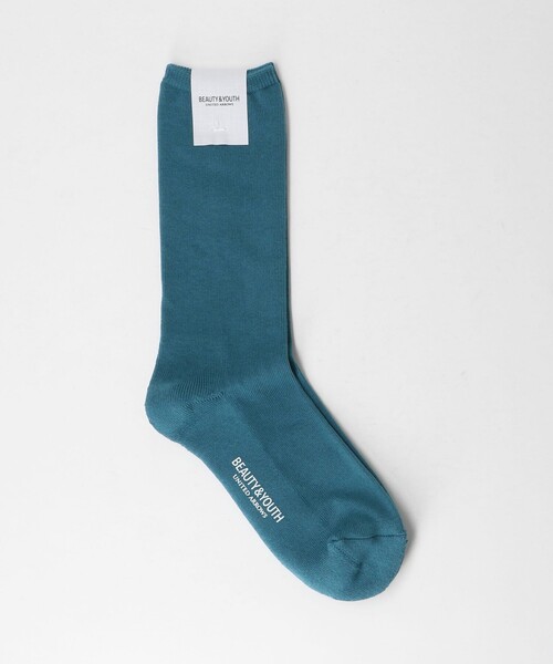 BEAUTY&YOUTH UNITED ARROWS（ビューティーアンドユースユナイテッドアローズ）の「プレーンパイル レギュラー ソックス（ソックス/靴下・メンズ・ホワイト/ライトブルー/ブラック/クリーム/マスタード/ロイヤルブルー・FREE）」の5枚目の写真