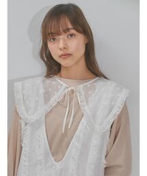 merry jenny | bigレーシーフリル付け襟(付け襟)