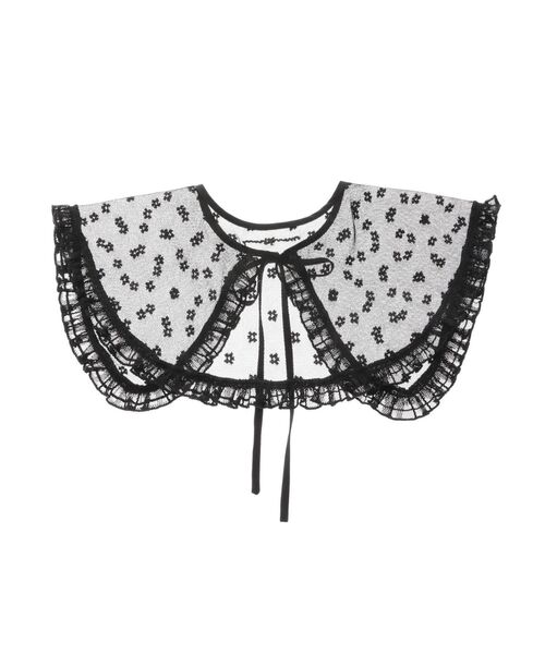 merry jenny（メリージェニー）の「bigレーシーフリル付け襟（付け襟・レディース・ブラック/オフホワイト・FREE）」の22枚目の写真