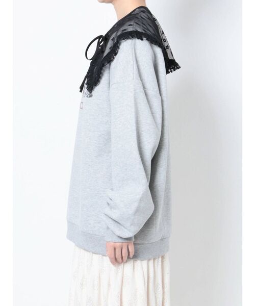 merry jenny（メリージェニー）の「bigレーシーフリル付け襟（付け襟・レディース・ブラック/オフホワイト・FREE）」の17枚目の写真