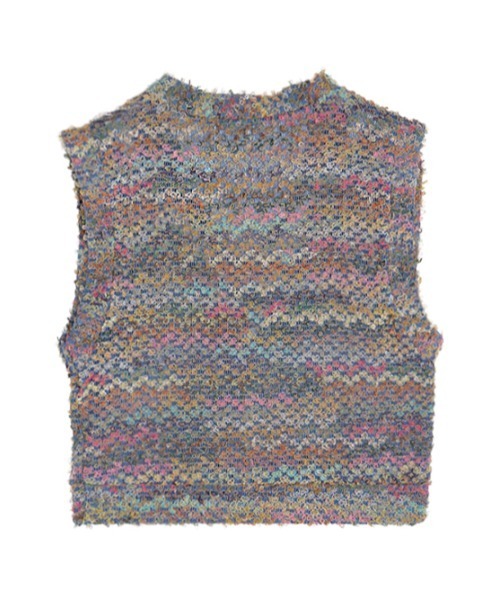 AMAIL（アマイル）の「Putuputu vest（ベスト・レディース・ブルー/イエロー・FREE）」の9枚目の写真